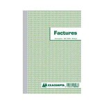 Manifold Factures avec mention TVA 29,7x21cm 50 feuillets dupli EXACOMPTA
