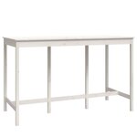 vidaXL Ensemble de bar 9 Pièces Blanc Bois de pin massif