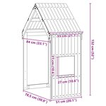 vidaXL Toit de lit pour enfants 55x84x132 cm bois de pin massif