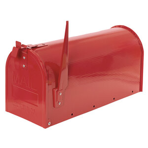 Boîte aux lettres style Américain en acier USA Mail D-USA/R Rouge