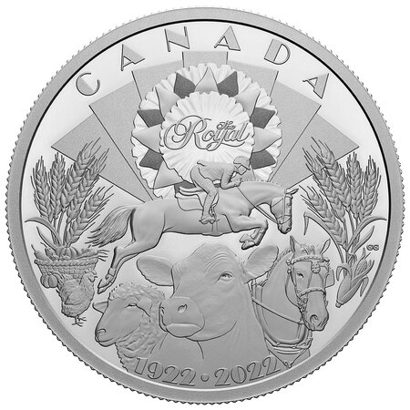 Pièce de monnaie en Argent 30 Dollars g 62.69 Millésime 2022 ROYAL AGRICULTURAL WINTER FAIR