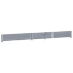 vidaXL Jardinière gris 150x50 cm bois massif de pin