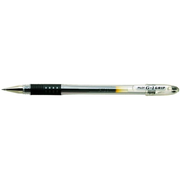 Stylo à bille G1 GRIP pointe fine encre gel noire x 12 PILOT