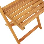 vidaXL Ensemble à manger de jardin 5Pièces gris polypropylène bois massif