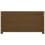 vidaXL Lit de jour Marron miel 90x200 cm Bois de pin massif