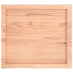vidaXL Dessus de table bois massif traité bordure assortie
