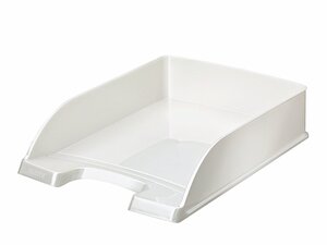 Corbeille à courrier Plus WOW A4 polystyrène blanc LEITZ