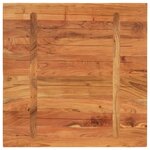 vidaXL Dessus de table 70x70x3 8 cm carré bois massif d'acacia