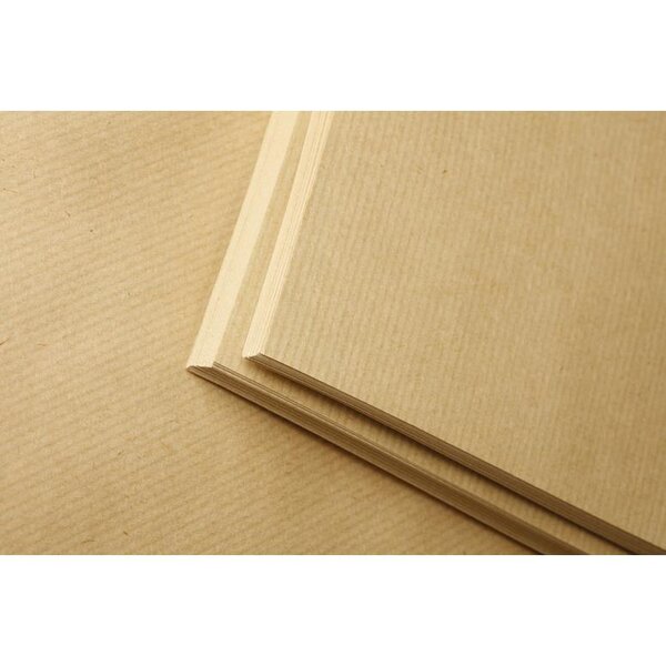 Kraft brun 120g vergé 70x100 paquet de 25 feuilles clairefontaine