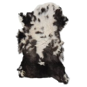 vidaXL Peau de mouton Couleur mélangée 70x100 cm