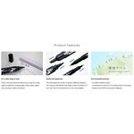 Marqueur Permanent MONO twin 0 8 et 0 4 mm Noir x 10 TOMBOW