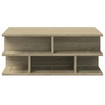vidaXL Table basse chêne sonoma 70x70x29 cm bois d'ingénierie