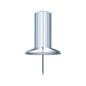 Exacompta - boîte de 25 épingles papic cristal translucide