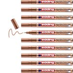 Marqueur Peinture Brillante 780 Cuivre Pointe Fine 0 8 mm x 10 EDDING