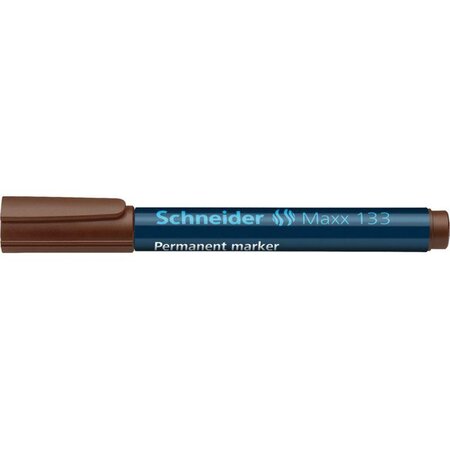 Marqueur permanent Maxx 133 Pte Biseau 1-4 mm brun SCHNEIDER