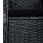 vidaXL Ensemble à manger d'extérieur et coussins 7 Pièces résine tressée