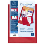 Chemise De Présentation Polypropylène Souple Krea Cover - A4 - Rouge - X 30 - Exacompta