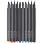 Feutre pointe fine grip finepen  étui de 30 faber-castell