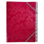 Trieur Polypropylène Recyclé 12 Compartiments Maïa - Couleurs Assorties - X 8 - Exacompta