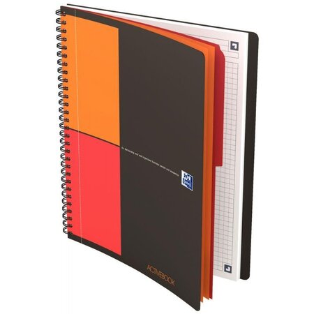 Cahier SCRIBZEE Activebook ligné 6 mm 17 6 x 25 cm OXFORD