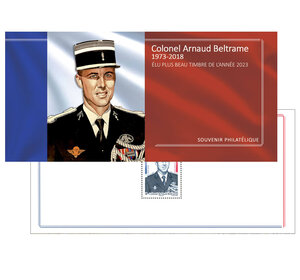 Souvenir - Plus beau timbre de l'année 2023 - Arnaud Beltrame