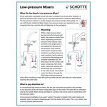 SCHÜTTE Mitigeur d'évier FALCON à basse pression chrome