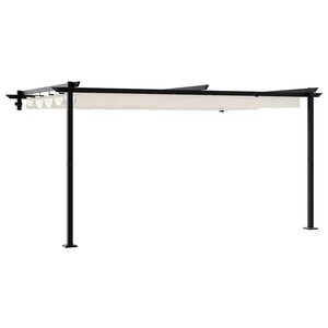 vidaXL Pavillon 400 x 300 x 200 cm Crème Polyester
