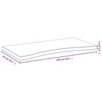 vidaXL Dessus de bureau 100x50x4 cm bambou