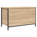 vidaXL Banc de rangement chêne sonoma 80x42 5x50 cm bois d'ingénierie