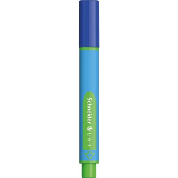 Stylo a bille slider link-it bleu x 10 schneider