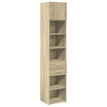 vidaXL Armoire de rangement mince chêne sonoma 45x42 5x225 cm