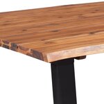vidaXL Table à manger 170x90x75 cm Bois d'acacia massif