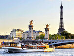 SMARTBOX - Coffret Cadeau Paris en duo : sommet de la tour Eiffel et croisière sur la Seine pour 2 -  Sport & Aventure
