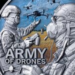 Pièce de monnaie en Argent 2000 Francs g 62.2 (2 oz) Millésime 2024 Guardians of Freedom ARMY OF DRONES