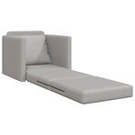 vidaXL Sofa-lit 2-en-1 Gris nuage 74x77x81 cm en tissu