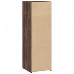 vidaXL Buffet haut chêne marron 40x41x124 cm bois d'ingénierie
