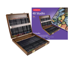 Crayons de couleur Derwent Studio Coffret x48
