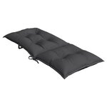 vidaXL Coussins de chaise à dossier haut lot de 4 anthracite mélangé