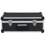 vidaXL Valise à outils 46 x 33 x 16 cm Noir Aluminium