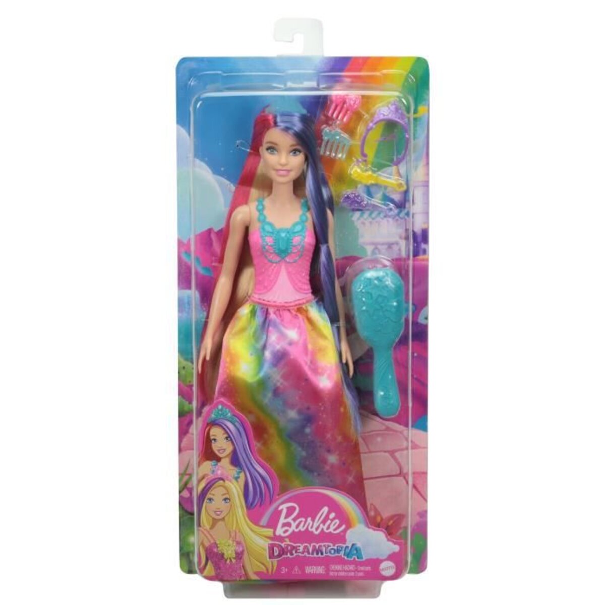 Barbie sirene cheveux longs fantastiques - La Poste