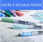Sharpie 12 marqueurs permanents Edition Spécial Mystic Gem  Assortiment de couleurs  pointe fine