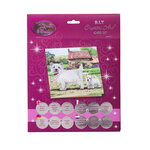 Kit carte broderie diamant 18x18cm Westie