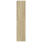 vidaXL Buffet haut chêne sonoma 30x41x185 cm bois d'ingénierie