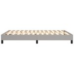 vidaXL Cadre de lit Gris clair 140x200 cm Tissu