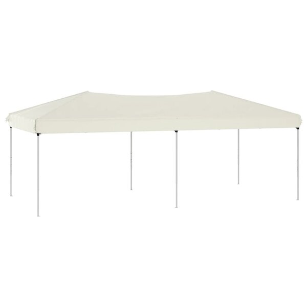 vidaXL Tente de réception pliable Crème 3x6 m