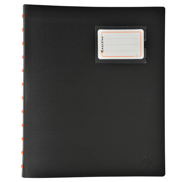 Protège-documents À Anneaux Avec Pochettes Détachables - 80 Vues Exactive - A4 - Noir - X 4 - Exacompta