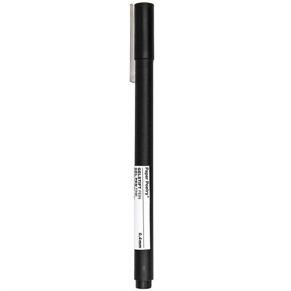 Stylo gel fin noir pour bullet journal 0 4 mm