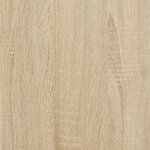 vidaXL Cadre de lit sans matelas chêne sonoma 75x190 cm