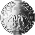 Monnaie en argent 5 dollars g 62.2 (2 oz) millésime 2023 continents kilimanjaro