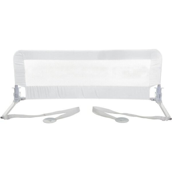 Barrière de lit large PHoeNIX - Pliable et portable - 110 x 45 5 cm - Blanche